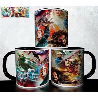 Forever Mug collection design - Aquaman 829 Blanc - Publicité Forever Mug collection design - Aquaman 829 Blanc - Publicité