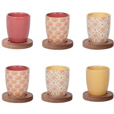 Non communiqué Coffret de 6 tasses et sous tasses Rangoli - Table Passion - Multicolore - Grès Multicolore - Publicité Non communiqué Coffret de 6 tasses et sous tasses Rangoli - Table Passion - Multicolore - Grès Multicolore - Publicité