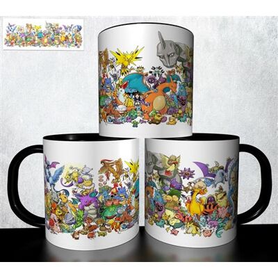 Forever Mug personnalisé 4Ever1 - Kawaii Pokemon Pikachu design 116 Blanc - Publicité Forever Mug personnalisé 4Ever1 - Kawaii Pokemon Pikachu design 116 Blanc - Publicité