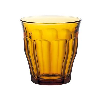 Ensemble de Verres Ambre Duralex Picardie - 250ml, 6 Pièces - Publicité Ensemble de Verres Ambre Duralex Picardie - 250ml, 6 Pièces - Publicité