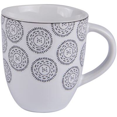 Non communiqué Mug Chloe 30 cl anthracite (lot de 2) - Trend'up - Blanc - Grès Blanc - Publicité Non communiqué Mug Chloe 30 cl anthracite (lot de 2) - Trend'up - Blanc - Grès Blanc - Publicité