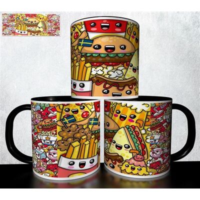 Forever Mug personnalisé 4Ever1 - Kawaii food design 104 Blanc - Publicité Forever Mug personnalisé 4Ever1 - Kawaii food design 104 Blanc - Publicité