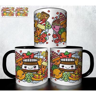 Forever Mug personnalisé 4Ever1 - Kawaii food design 101 Blanc - Publicité Forever Mug personnalisé 4Ever1 - Kawaii food design 101 Blanc - Publicité