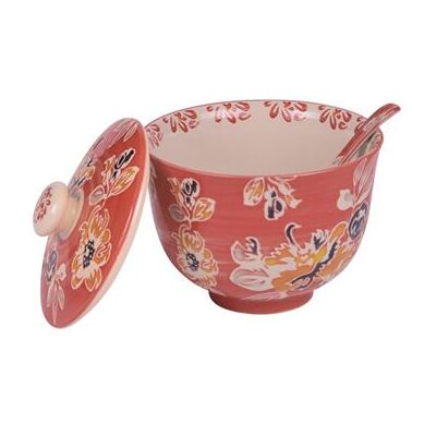 Non communiqué Bol à soupe avec cuillère Ava 60 cl - Table Passion - Rouge - Grès Rouge - Publicité Non communiqué Bol à soupe avec cuillère Ava 60 cl - Table Passion - Rouge - Grès Rouge - Publicité