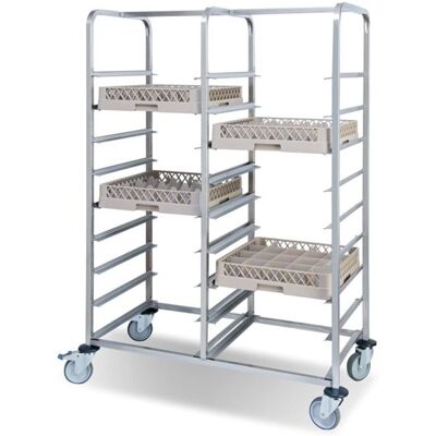 Non communiqué Chariot Inox pour Casiers à Vaisselle 5 à 9 Niveaux Pujadas 3 - Publicité Non communiqué Chariot Inox pour Casiers à Vaisselle 5 à 9 Niveaux Pujadas 3 - Publicité