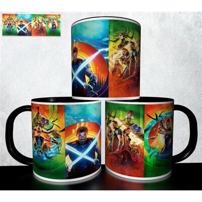 Forever Mug collection design - Thor Ragnarok Avengers 757 Blanc - Publicité Forever Mug collection design - Thor Ragnarok Avengers 757 Blanc - Publicité