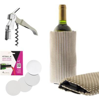 Non communiqué KOALA - APÉRIFUN - Set initiation 3 pièces pour la dégustation des vins - Beige - Publicité Non communiqué KOALA - APÉRIFUN - Set initiation 3 pièces pour la dégustation des vins - Beige - Publicité