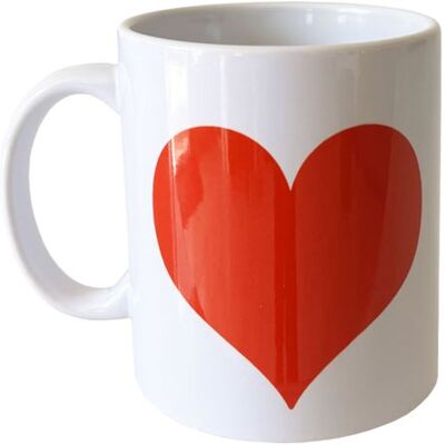 Tasse en céramique Coeur by Cbkreation Multicolore - Publicité Tasse en céramique Coeur by Cbkreation Multicolore - Publicité