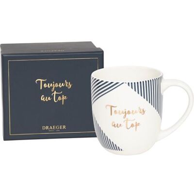 Non communiqué Mug Cadeau - Toujours Au Top - Draeger Paris Bleu - Publicité Non communiqué Mug Cadeau - Toujours Au Top - Draeger Paris Bleu - Publicité