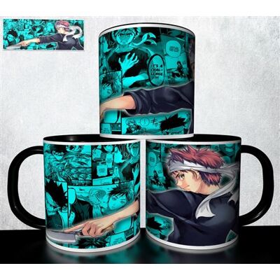 Forever Mug collection design - Food Wars Shokugeki no soma 476 Blanc - Publicité Forever Mug collection design - Food Wars Shokugeki no soma 476 Blanc - Publicité