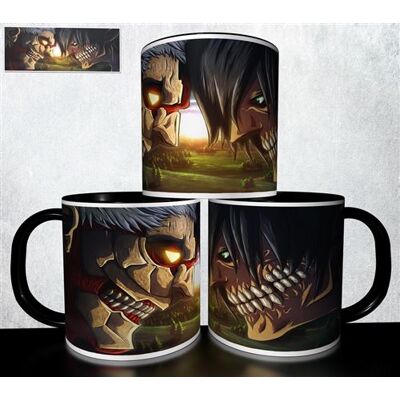 Forever Mug collection design - Manga l'Attaque des Titans Shingeki no Kyojin 571 Blanc - Publicité Forever Mug collection design - Manga l'Attaque des Titans Shingeki no Kyojin 571 Blanc - Publicité