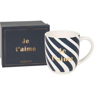 Non communiqué Mug Cadeau - Je T'aime - Draeger Paris Jaune - Publicité Non communiqué Mug Cadeau - Je T'aime - Draeger Paris Jaune - Publicité