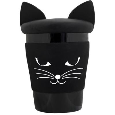 Non communiqué Mug et couvercle - Trophy Mug Chat noir - Pylones Chat noir - Publicité Non communiqué Mug et couvercle - Trophy Mug Chat noir - Pylones Chat noir - Publicité