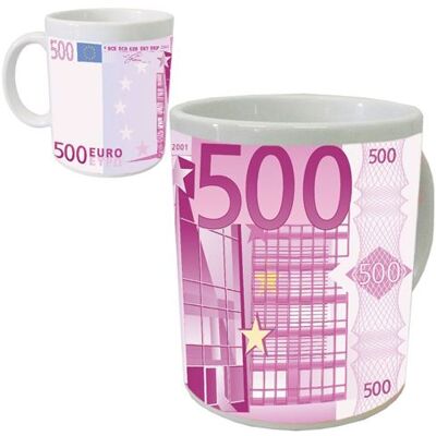 Tasse en céramique Euros by Cbkreation Multicolore - Publicité Tasse en céramique Euros by Cbkreation Multicolore - Publicité