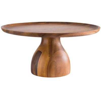 Non communiqué APS Présentoir à gâteau - Bois d'acacia huilé - Diamètre : 33 cm - Hauteur : 16 cm - Publicité Non communiqué APS Présentoir à gâteau - Bois d'acacia huilé - Diamètre : 33 cm - Hauteur : 16 cm - Publicité