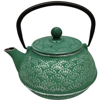 Non communiqué Théière Japonaise Verte en fonte 0.9 Litre VERT ET ARGENT - Publicité Non communiqué Théière Japonaise Verte en fonte 0.9 Litre VERT ET ARGENT - Publicité