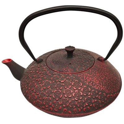 Non communiqué SIGNE GRIMALT Théière Japonaise noire et rouge en fonte - 1 Litre NOIR ET ROUGE - Publicité Non communiqué SIGNE GRIMALT Théière Japonaise noire et rouge en fonte - 1 Litre NOIR ET ROUGE - Publicité