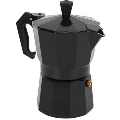 Générique Cafetière en aluminium 150 ml 3 tasses Accessoire de cuisine - Noir Noir - Publicité Générique Cafetière en aluminium 150 ml 3 tasses Accessoire de cuisine - Noir Noir - Publicité