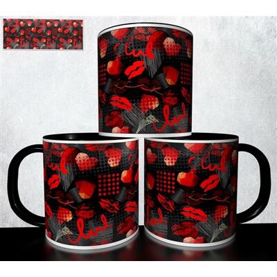 Forever MUG collection design - Glamour Girly Levres Lips 1122 Blanc - Publicité Forever MUG collection design - Glamour Girly Levres Lips 1122 Blanc - Publicité