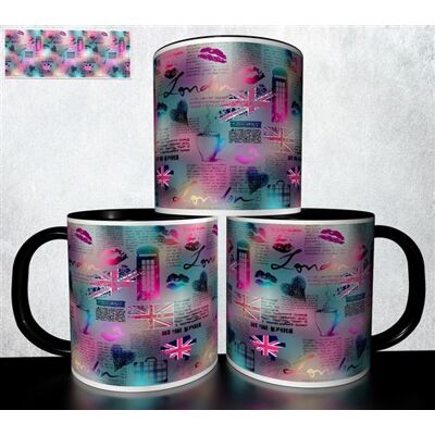 Forever MUG collection design - Voyage Souvenir Glamour Londres London 1114 Blanc - Publicité Forever MUG collection design - Voyage Souvenir Glamour Londres London 1114 Blanc - Publicité