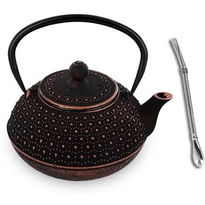 Théière en Fonte Aromandise Sui 0,8L avec Filtre Inox - Publicité Théière en Fonte Aromandise Sui 0,8L avec Filtre Inox - Publicité