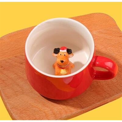 Non communiqué Tasse à café en forme d'animal 3D, 350ml Figurine de dessin animé amusante faite à la main Tasse à thé au lait, cadeaux d'anniversaire de Noël pour amis enfants filles épouse - Publicité Non communiqué Tasse à café en forme d'animal 3D, 350ml Figurine de dessin animé amusante faite à la main Tasse à thé au lait, cadeaux d'anniversaire de Noël pour amis enfants filles épouse - Publicité