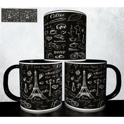 Forever MUG collection design - Voyage Souvenir Glamour Paris 1105 Blanc - Publicité Forever MUG collection design - Voyage Souvenir Glamour Paris 1105 Blanc - Publicité