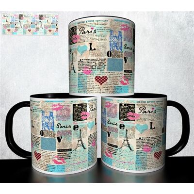 Forever MUG collection design - Voyage Souvenir Glamour Paris 1104 Blanc - Publicité Forever MUG collection design - Voyage Souvenir Glamour Paris 1104 Blanc - Publicité