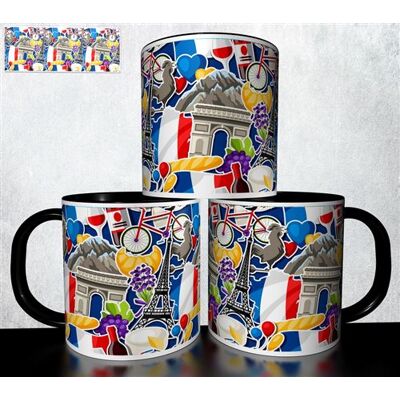 Forever MUG collection design - Voyage Souvenir Glamour Paris 1102 Blanc - Publicité Forever MUG collection design - Voyage Souvenir Glamour Paris 1102 Blanc - Publicité