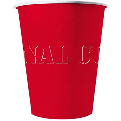 Non communiqué 20 gobelets xl en carton 53cl - rouge - original cup pcr53 Rouge - Publicité Non communiqué 20 gobelets xl en carton 53cl - rouge - original cup pcr53 Rouge - Publicité