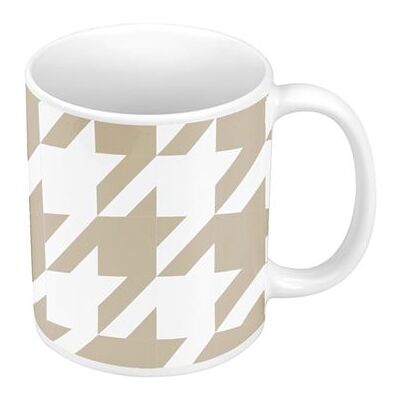 Non communiqué Fabulous Mug céramique Motif Pied de poule Or Blanc - Publicité Non communiqué Fabulous Mug céramique Motif Pied de poule Or Blanc - Publicité
