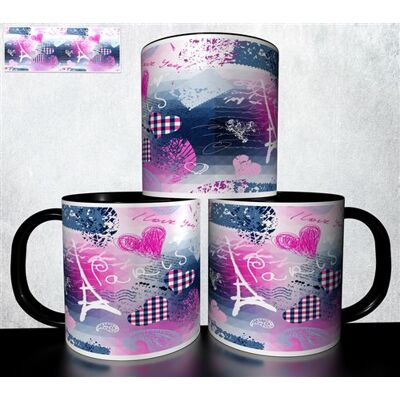 Forever MUG collection design - Voyage Souvenir Glamour Paris 1094 Blanc - Publicité Forever MUG collection design - Voyage Souvenir Glamour Paris 1094 Blanc - Publicité