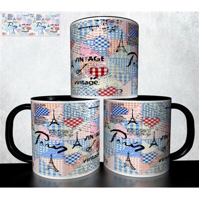 Forever MUG collection design - Voyage Souvenir Glamour Paris 1092 Blanc - Publicité Forever MUG collection design - Voyage Souvenir Glamour Paris 1092 Blanc - Publicité