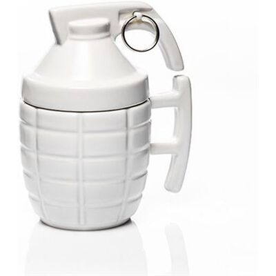 Marque Modèle - Tasse grenade avec broche en métal - Tasse à café - Publicité Marque Modèle - Tasse grenade avec broche en métal - Tasse à café - Publicité