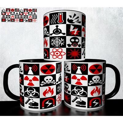 Forever MUG collection design - Toxic Danger 1087 Blanc - Publicité Forever MUG collection design - Toxic Danger 1087 Blanc - Publicité