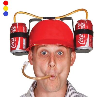 TotalCadeau Casque à boire avec paille et double support à bouteilles boissons violet Multi - Publicité TotalCadeau Casque à boire avec paille et double support à bouteilles boissons violet Multi - Publicité