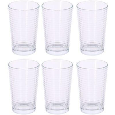 HEALTH EDCO Ensemble de 6 verres 220ml - Verres à boire - Publicité HEALTH EDCO Ensemble de 6 verres 220ml - Verres à boire - Publicité