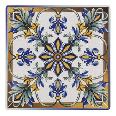 Non communiqué Lot de 6 assiettes carrés FLORA , assiettes plates, service de table en porcelaine imprimée multicolore - Dimensions: 26,5 x 26,5 x 2,5 cm Multicolore - Publicité Non communiqué Lot de 6 assiettes carrés FLORA , assiettes plates, service de table en porcelaine imprimée multicolore - Dimensions: 26,5 x 26,5 x 2,5 cm Multicolore - Publicité