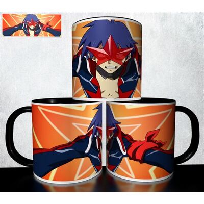 Forever Mug collection design - Gurren Lagann Tengen Toppa Guren Ragan 520 Blanc - Publicité Forever Mug collection design - Gurren Lagann Tengen Toppa Guren Ragan 520 Blanc - Publicité