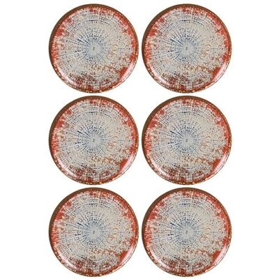 Non communiqué Lot de 6 assiettes LUNA rondes, plats de presentation de Table pour desserts, salades et gâteaux en Porcelaine multicolore - VISIODIRECT - Multicolore - Publicité Non communiqué Lot de 6 assiettes LUNA rondes, plats de presentation de Table pour desserts, salades et gâteaux en Porcelaine multicolore - VISIODIRECT - Multicolore - Publicité