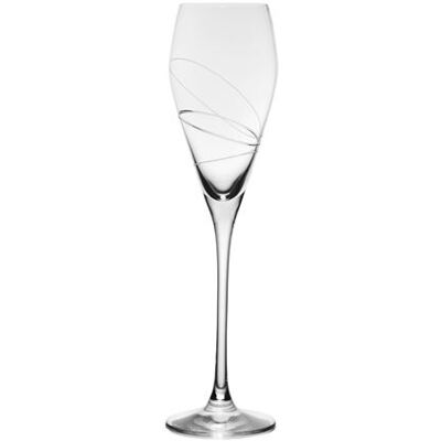 Verres à Champagne Rona - 22cl - Silhouette en Cristal - Publicité Verres à Champagne Rona - 22cl - Silhouette en Cristal - Publicité