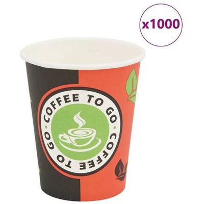 vidaXL Gobelet à café jetable 1000 pcs Papier 240 ml (8 oz) Or - Publicité vidaXL Gobelet à café jetable 1000 pcs Papier 240 ml (8 oz) Or - Publicité