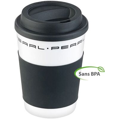 Pearl Gobelet "Coffee to go" à double-paroi avec couvercle - 350 ml - Publicité Pearl Gobelet "Coffee to go" à double-paroi avec couvercle - 350 ml - Publicité