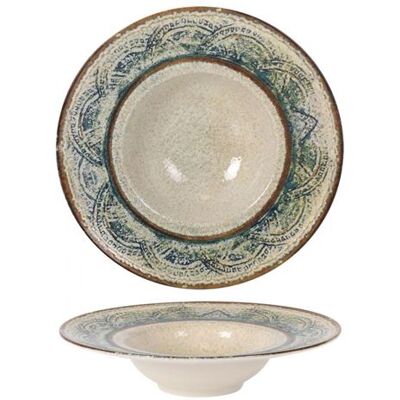 Non communiqué Lot de 6 assiettes creuses TANIA , plat à soupe à pâtes en porcelaine imprimés -Dimensions : 27,5 x 6,5 cm - VISIODIRECT - - Publicité Non communiqué Lot de 6 assiettes creuses TANIA , plat à soupe à pâtes en porcelaine imprimés -Dimensions : 27,5 x 6,5 cm - VISIODIRECT - - Publicité