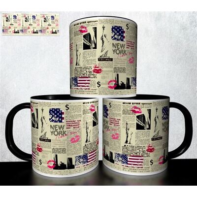 Forever MUG collection design - Voyage Souvenir Glamour New York 1118 Blanc - Publicité Forever MUG collection design - Voyage Souvenir Glamour New York 1118 Blanc - Publicité