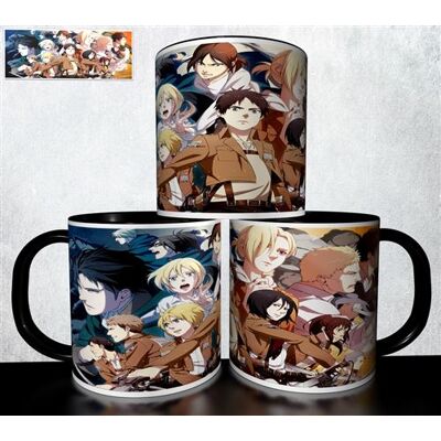 Forever Mug collection design - Manga l'Attaque des Titans Shingeki no Kyojin 586 Blanc - Publicité Forever Mug collection design - Manga l'Attaque des Titans Shingeki no Kyojin 586 Blanc - Publicité