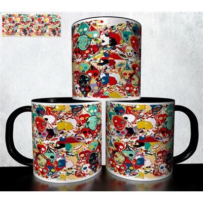 Forever MUG collection design - Tête de mort Skull Halloween 1015 Blanc - Publicité Forever MUG collection design - Tête de mort Skull Halloween 1015 Blanc - Publicité