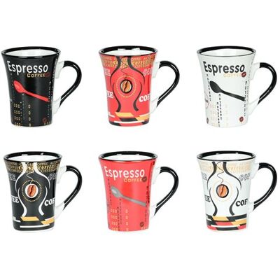 Table Passion Tasse à expresso Color 15 cl décors assortis (lot de 6) - - Multicolore - Porcelaine Multicolore - Publicité Table Passion Tasse à expresso Color 15 cl décors assortis (lot de 6) - - Multicolore - Porcelaine Multicolore - Publicité