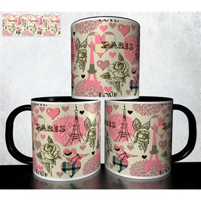 Forever MUG collection design - Voyage Souvenir Glamour Paris 1106 Blanc - Publicité Forever MUG collection design - Voyage Souvenir Glamour Paris 1106 Blanc - Publicité