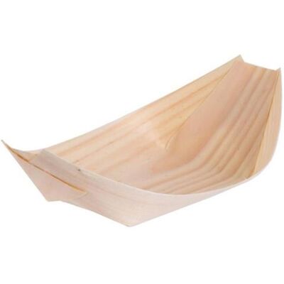 Non communiqué Lot de 24 Assiettes en Bois Barquette 13cm Naturel - Publicité Non communiqué Lot de 24 Assiettes en Bois Barquette 13cm Naturel - Publicité